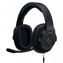 Наушники Logitech G433 7.1 полноразмерные с микрофоном игровые черные