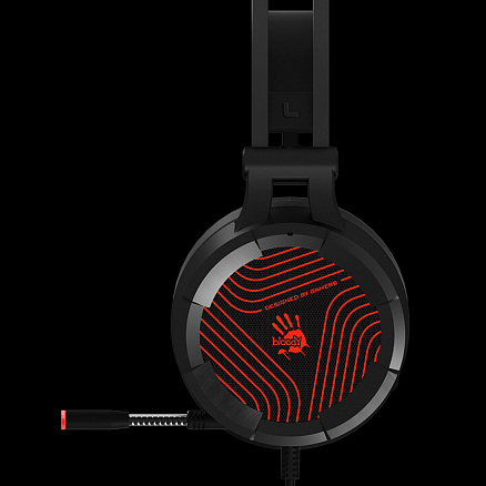 Наушники A4Tech Bloody G530C полноразмерные с микрофоном игровые черные