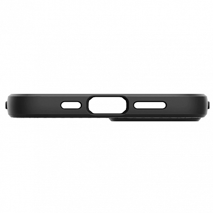 Чехол для iPhone 13 mini гелевый Spigen SGP Liquid Air матовый черный