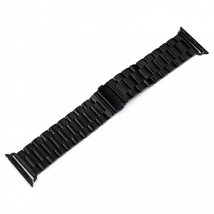Ремешок-браслет для Apple Watch 42 и 44 мм металлический Nova Metal черный