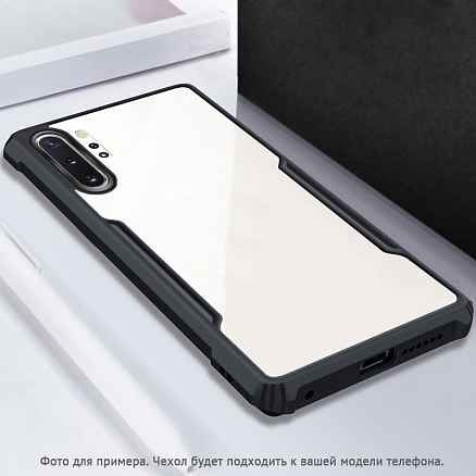 Чехол для Samsung Galaxy Note 10 Lite гибридный Rzants Beetle черный