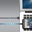 Кабель USB - Lightning для зарядки iPhone 1 м 2.4A MFi Ugreen US155 (быстрая зарядка) черный