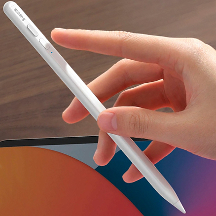 Стилус активный для Apple iPad Baseus Smooth Writing Capacitive белый