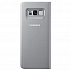 Чехол для Samsung Galaxy S8+ G955F книжка оригинальный Clear View Standing Cover EF-ZG955CSEG серебристый