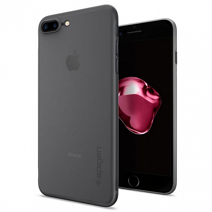 Чехол для iPhone 7 Plus, 8 Plus пластиковый ультратонкий Spigen SGP Air Skin черный