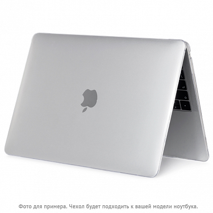 Чехол для Apple MacBook Pro 16 Touch Bar A2141 пластиковый глянцевый DDC Crystal Shell прозрачный