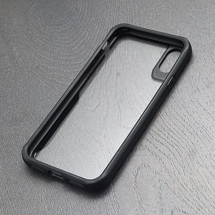 Чехол для iPhone X, XS гибридный iPaky Survival прозрачно-черный