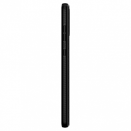 Чехол для Samsung Galaxy A71 гелевый Spigen SGP Liquid Air матовый черный