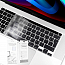 Накладка на клавиатуру защитная для Apple MacBook Pro 13 Touch Bar A1706, A1989, A2159, Pro 15 Touch Bar A1707, A1990 EU прозрачная