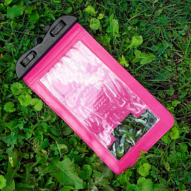 Водонепроницаемый чехол для телефона наручный Nova-N2 розовый