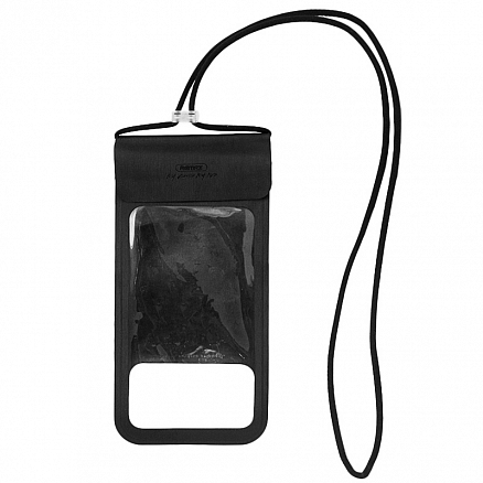 Водонепроницаемый чехол для телефона до 6 дюймов Remax RT-W3 размер 11х21 см черный