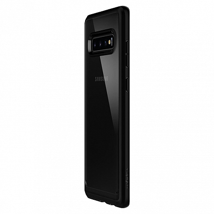 Чехол для Samsung Galaxy S10 G973 гибридный Spigen SGP Ultra Hybrid прозрачно-черный матовый