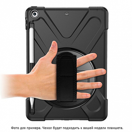 Чехол для Samsung Galaxy Tab S6 Lite 10.4 P610, P615 гибридный Nova Hybrid черный