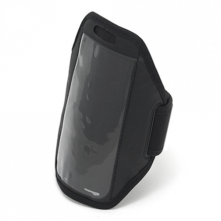 Чехол универсальный для телефона до 5.1 дюйма спортивный наручный GreenGo Hit черный