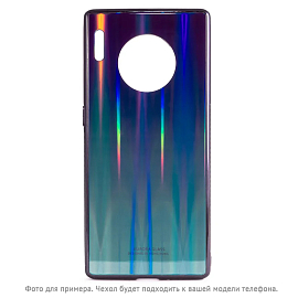 Чехол для Huawei P Smart Z пластиковый CASE Aurora сине-черный