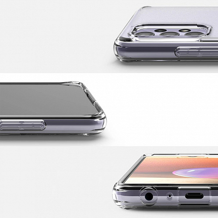 Чехол для Samsung Galaxy A32 4G гибридный Ringke Fusion Matte прозрачный