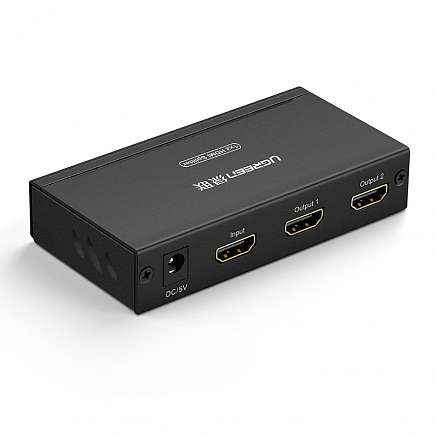 HDMI Splitter (разветвитель) на 2 порта (1 HDMI вход на 2 HDMI выхода) Ugreen 40201