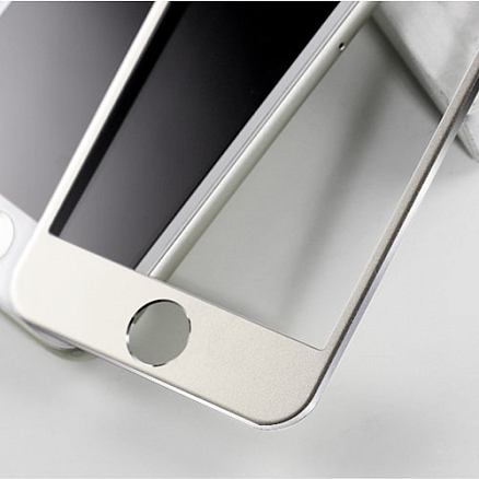 Защитное стекло для iPhone 6, 6S на весь экран противоударное Remax Centry 3D серебристое