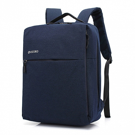 Рюкзак Ozuko 8848 с отделением для ноутбука до 15,6 дюйма синий