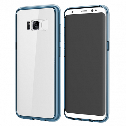 Чехол для Samsung Galaxy S8 G950F гибридный Rock Pure прозрачно-голубой