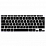 Накладка на клавиатуру защитная для Apple MacBook Air 13 (2020) А2179 EU (русские буквы) черная