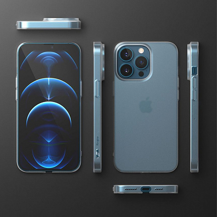 Чехол для iPhone 13 Pro Max ультратонкий пластиковый Ringke Slim прозрачный матовый