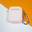 Чехол для наушников AirPods силиконовый WiWU iGlove светло-розовый