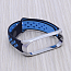 Сменный браслет для Xiaomi Mi Band 3 силиконовый Nova Steel Nike черно-голубой