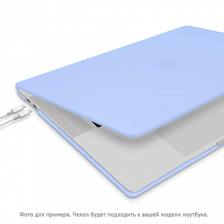 Чехол для Apple MacBook Pro 13 Touch Bar A1706, A1989, A2159, A2251, A2289, A2338, Pro 13 A1708 пластиковый матовый DDC Crem Soda лавандовый