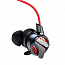 Наушники Baseus Gamo H15 вакуумные с микрофоном игровые черно-красные