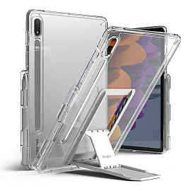 Чехол для Samsung Galaxy Tab S7 11.0 T870, T875 гибридный Ringke Fusion Combo прозрачный