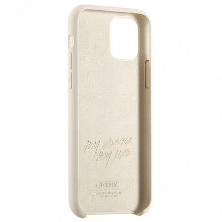 Чехол для iPhone 12 Mini силиконовый Remax Kellen белый