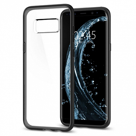 Чехол для Samsung Galaxy S8 G950F гибридный Spigen SGP Ultra Hybrid прозрачно-черный матовый