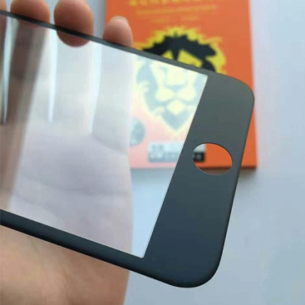 Защитное стекло для iPhone 7, 8 на весь экран противоударное AMC 0.15 мм матово-черное