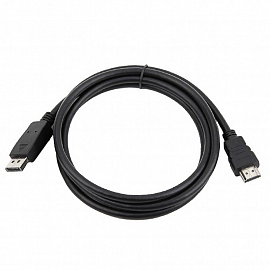 Кабель DisplayPort - HDMI (папа - папа) длина 3 м Cablexpert черный