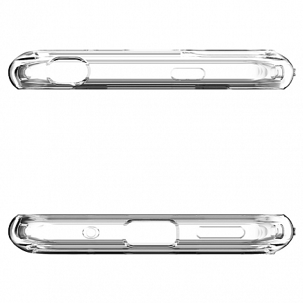 Чехол для Xiaomi Redmi Note 10 5G, Poco M3 Pro гибридный Spigen SGP Ultra Hybrid прозрачный