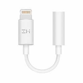 Переходник Lightning - 3,5 мм (папа - мама) 7,5 см MFi Xiaomi ZMI AL810 белый