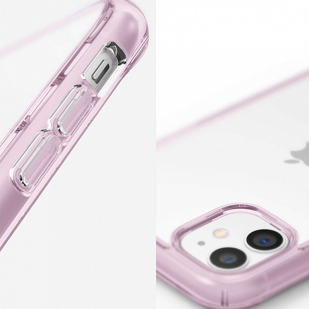 Чехол для iPhone 11 гибридный Ringke Fusion прозрачно-сиреневый