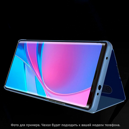 Чехол для Samsung Galaxy A41 книжка Hurtel Clear View синий