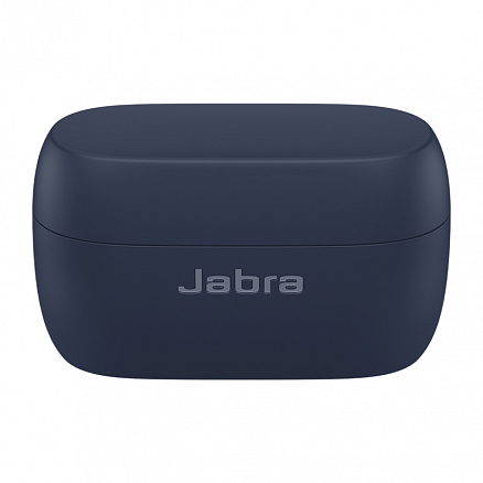 Наушники TWS беспроводные Bluetooth Jabra Elite Active 75t вакуумные с микрофоном и активным шумоподавлением для спорта темно-синие