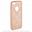 Чехол для iPhone 5, 5S, SE гелевый GreenGo Ornament розовое золото