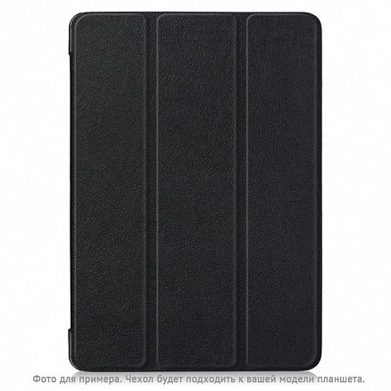 Чехол для Huawei MediaPad M5 Lite 10 кожаный Nova-06 черный
