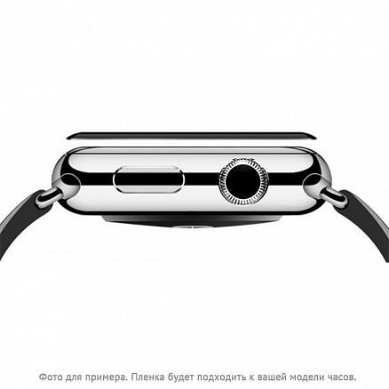 Пленка защитная на экран для Apple Watch 40 мм Mocoll Storm 3D черная