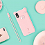 Чехол для iPhone X, XS силиконовый Baseus Bear розовый 