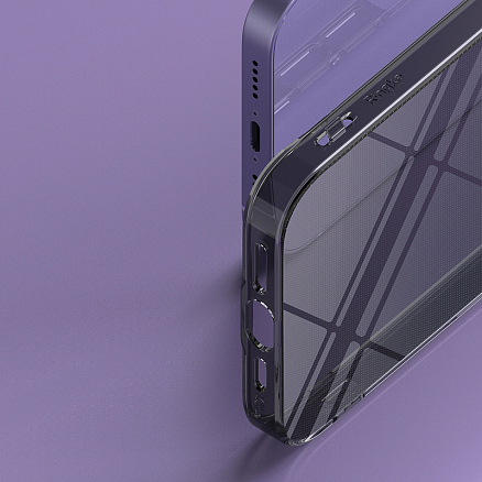 Чехол для iPhone 13 гелевый ультратонкий Ringke Air прозрачный черный