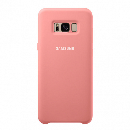 Чехол для Samsung Galaxy S8+ G955F оригинальный Silicone Cover EF-PG955TPEG розовый
