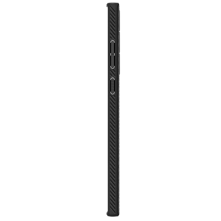 Чехол для Samsung Galaxy S22 Ultra гелевый Spigen Liquid Air матовый черный