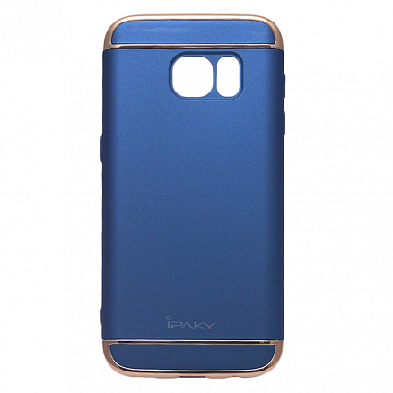 Чехол для Samsung Galaxy S7 пластиковый iPaky Plating синий