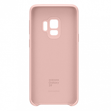Чехол для Samsung Galaxy S9 оригинальный Silicone Cover EF-PG960TPEG розовый