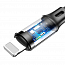 Кабель USB - MicroUSB, Lightning, Type-C для зарядки 1,2 м 3.5А плоский Baseus Little Octopus черный